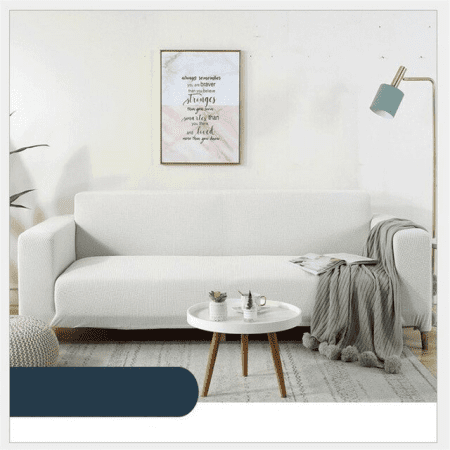 Sofa Cumbed Cover Dust Proof - White