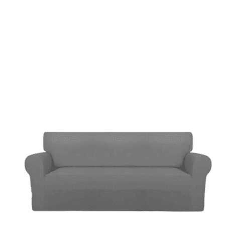 Sofa Cover Cotton Jersey Fabric - Light Grey