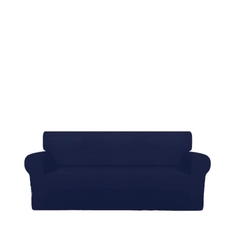 Sofa Cover Cotton Jersey Fabric - Blue