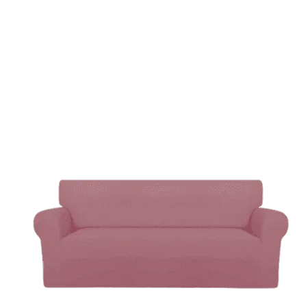 Sofa Cover Cotton Jersey Fabric - Tea Pink