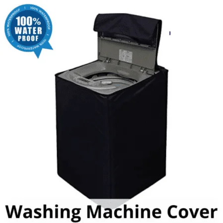 Top Load Washing Machine Cover Waterproof- Zipper Closure Blue