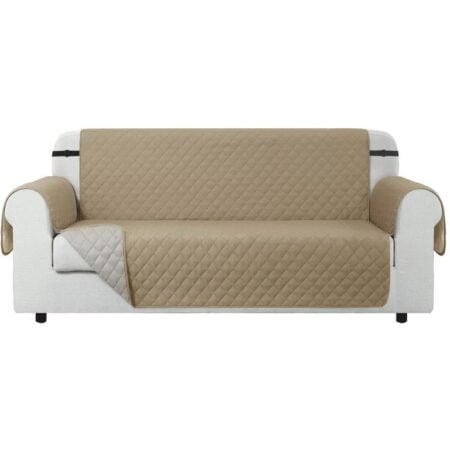 Quilted Sofa Protector - Fawn
