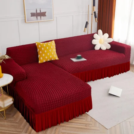 Mahron Bubble Style L-Shaped Sofa Covers